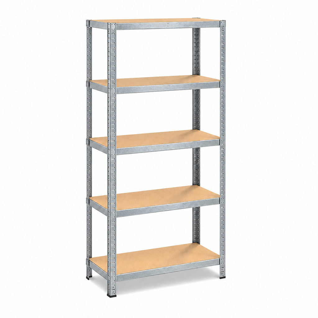 Stellingkast - Metaal - Zilver - 90 x 40 x 180 cm