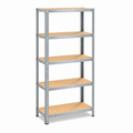 Stellingkast - Metaal - Zilver - 90 x 40 x 180 cm