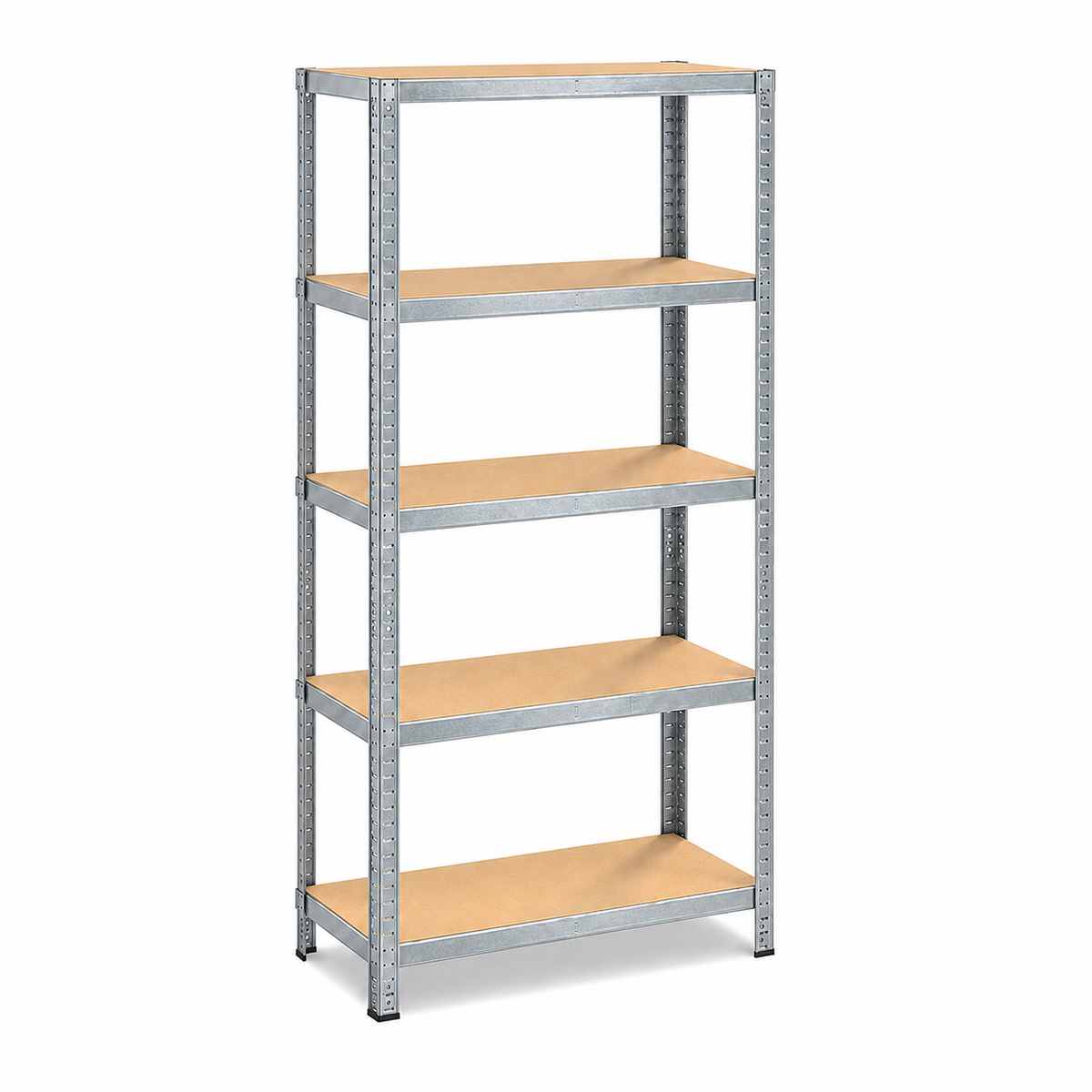 Stellingkast - Metaal - Zilver - 90 x 40 x 180 cm